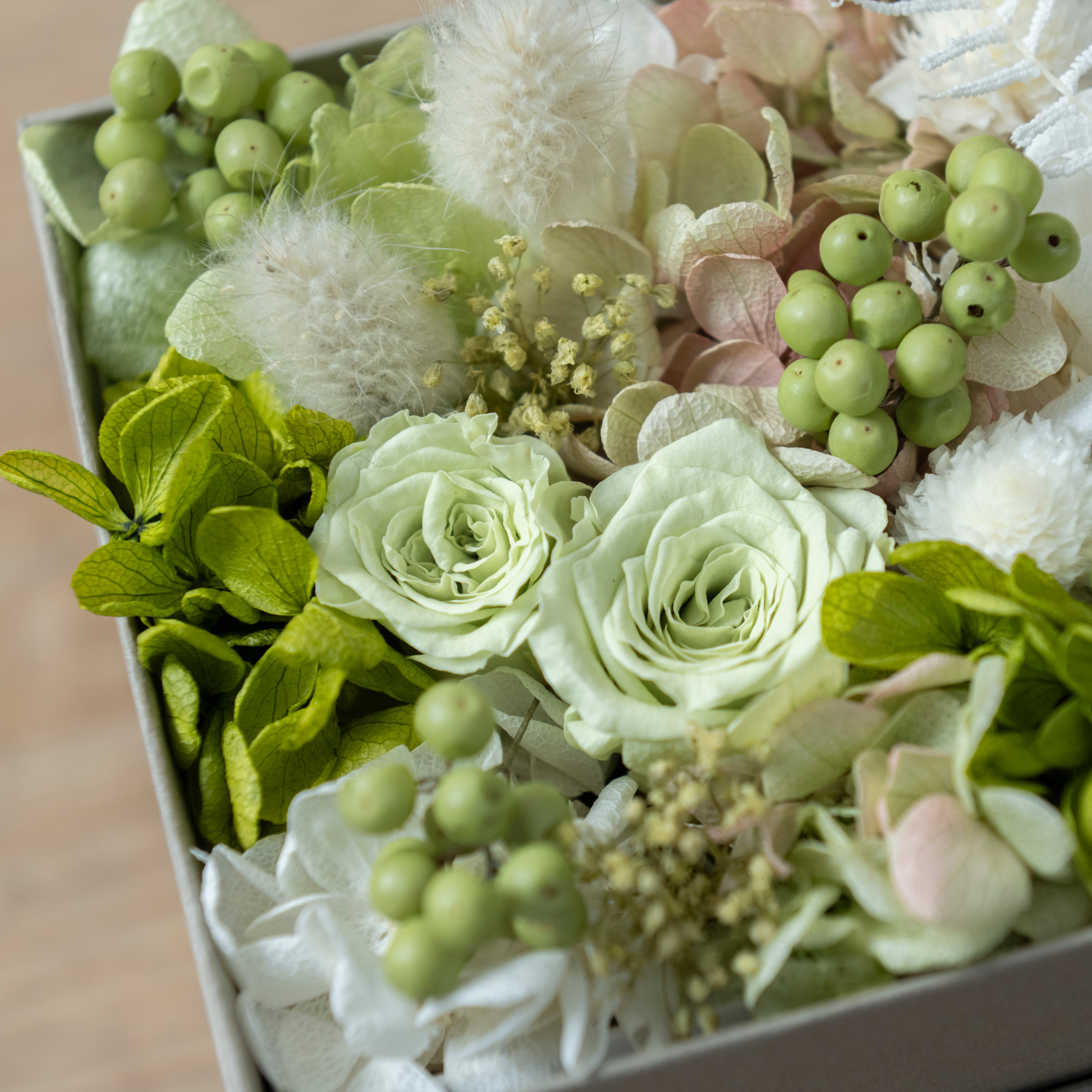 Boite de bonheur [ 幸せのボックス ]（グリーン） Mサイズ