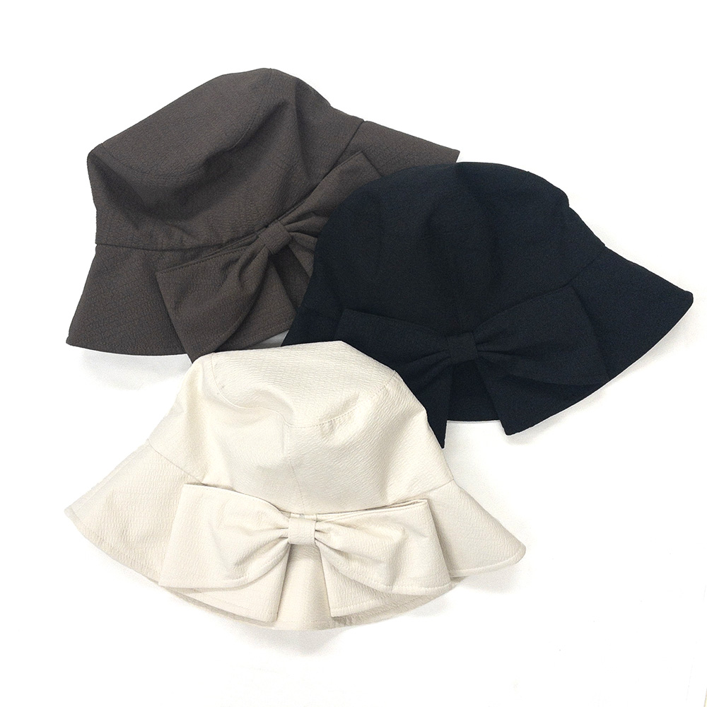 バックリボンが華やかスリットHAT
