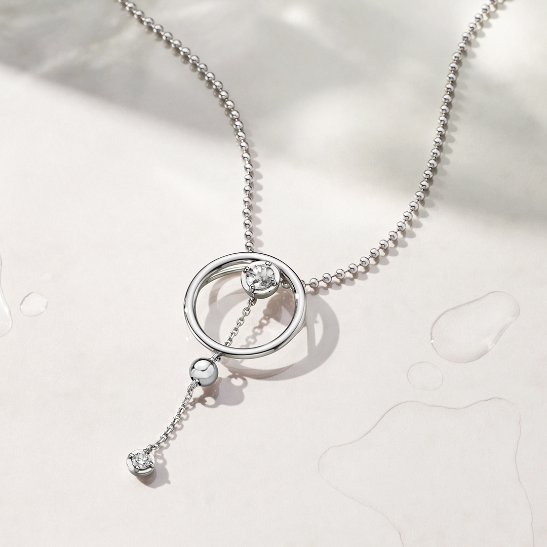 【限定ジュエリーポーチ付/Early Summer Collection】シルバー ネックレス