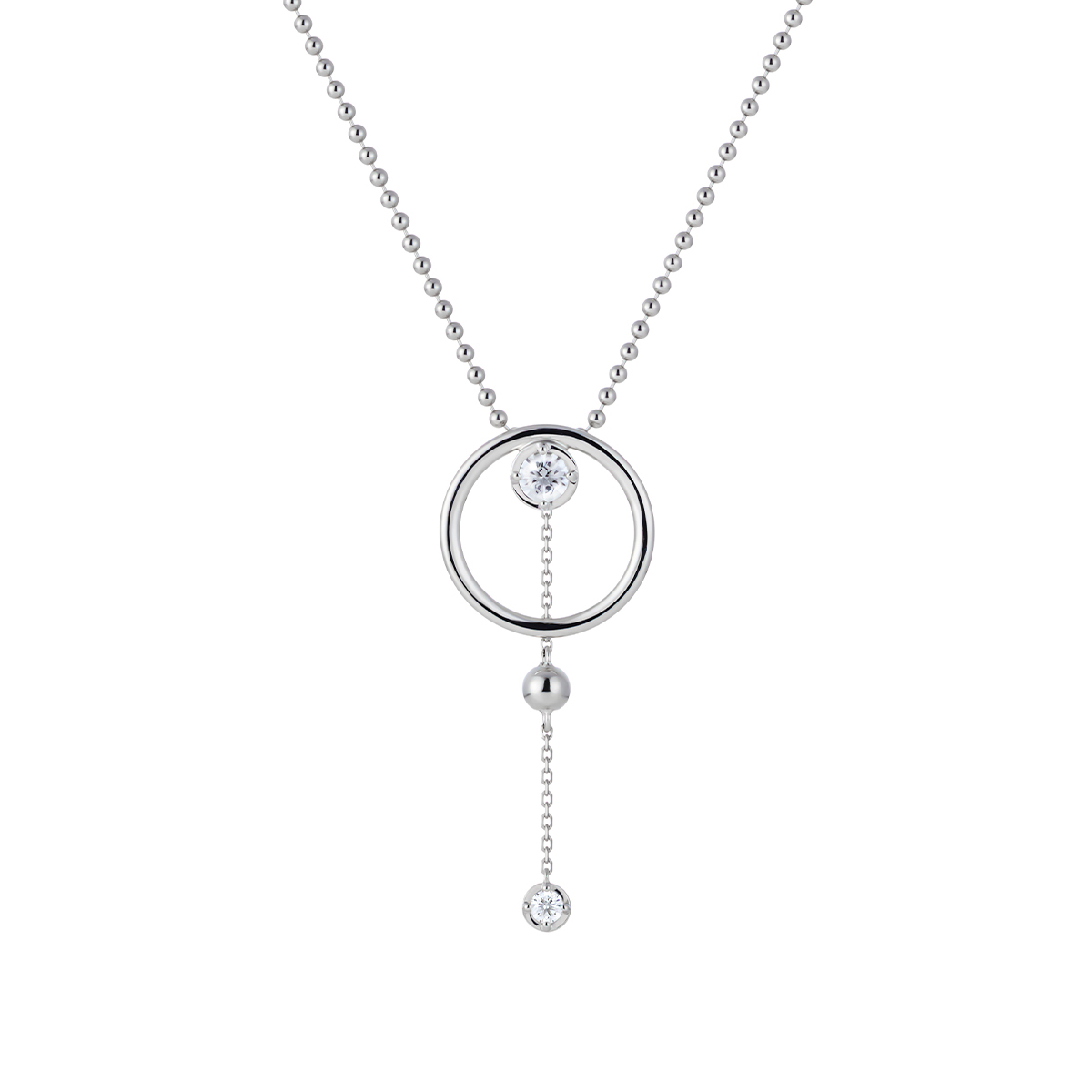 【限定ジュエリーポーチ付/Early Summer Collection】シルバー ネックレス