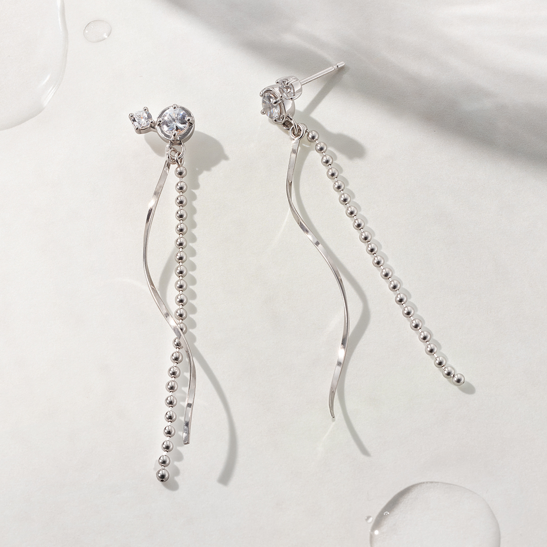 【限定ジュエリーポーチ付/Early Summer Collection】シルバー ピアス