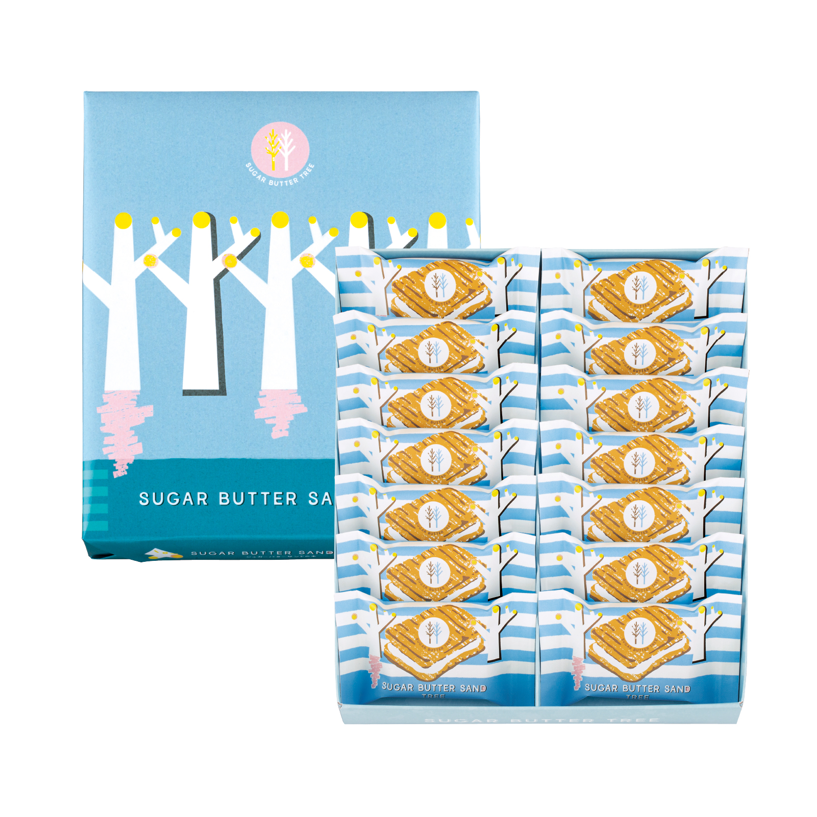 シュガーバターサンドの木　14個入