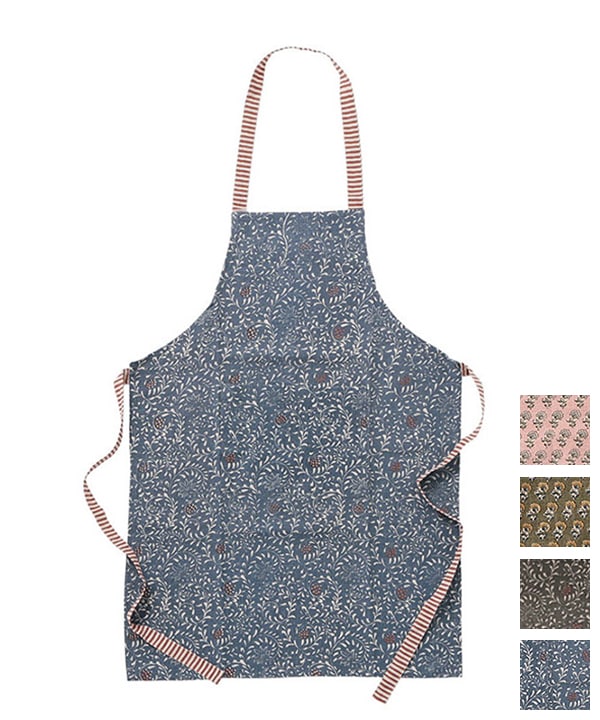 スラブコットンプリント エプロン