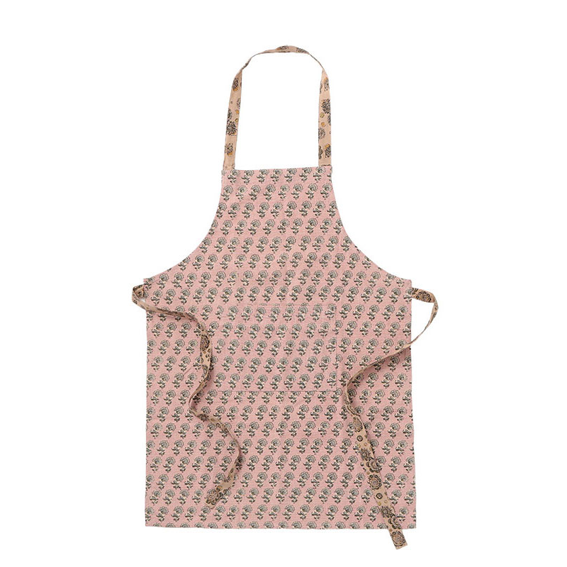 スラブコットンプリント エプロン