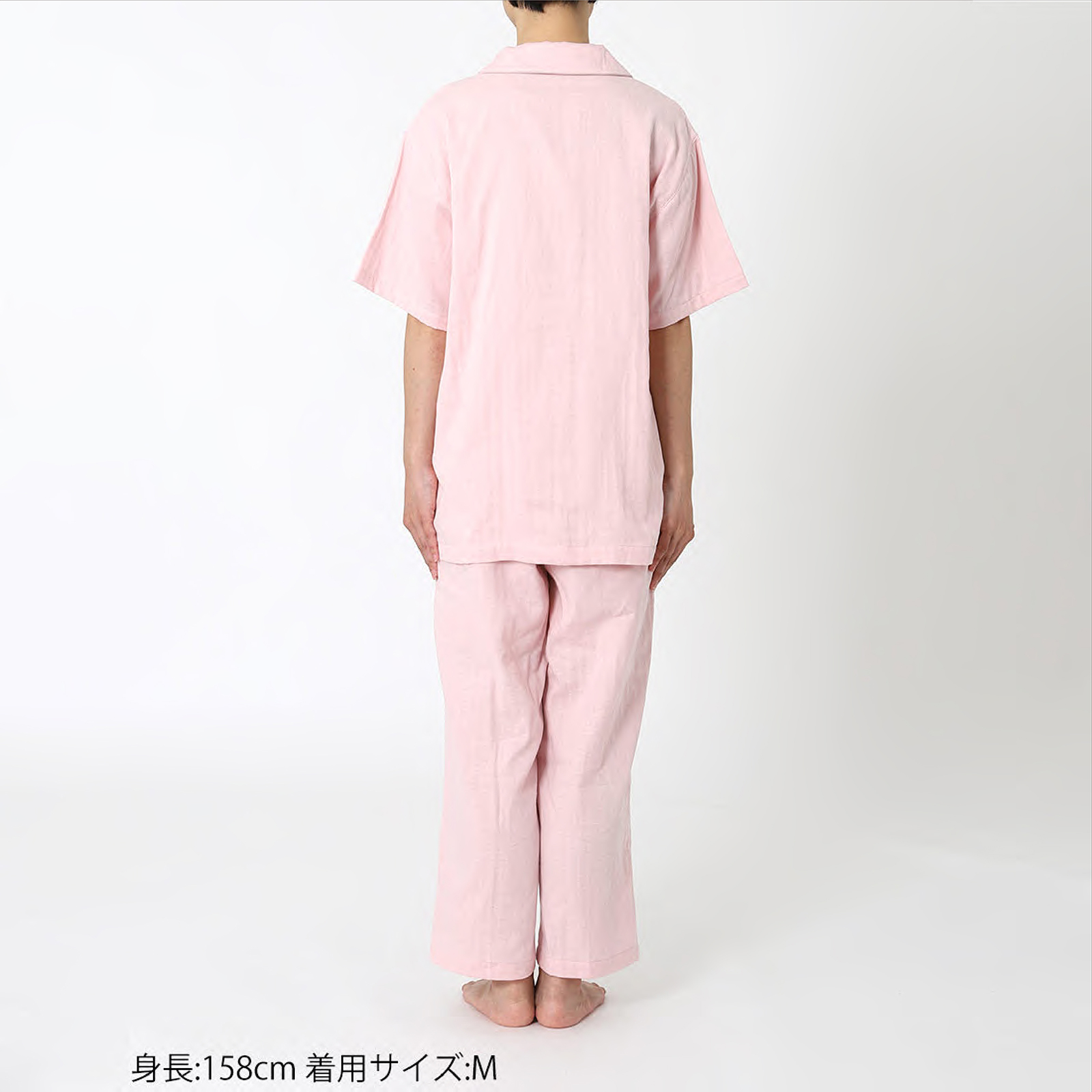 【厳選素材の極上の肌ざわり】天綿100%二重ガーゼパジャマ ペアセット【睡眠科学】