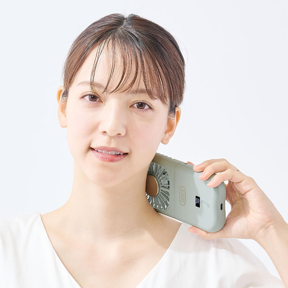 Toffy 折りたたみひんやりファン