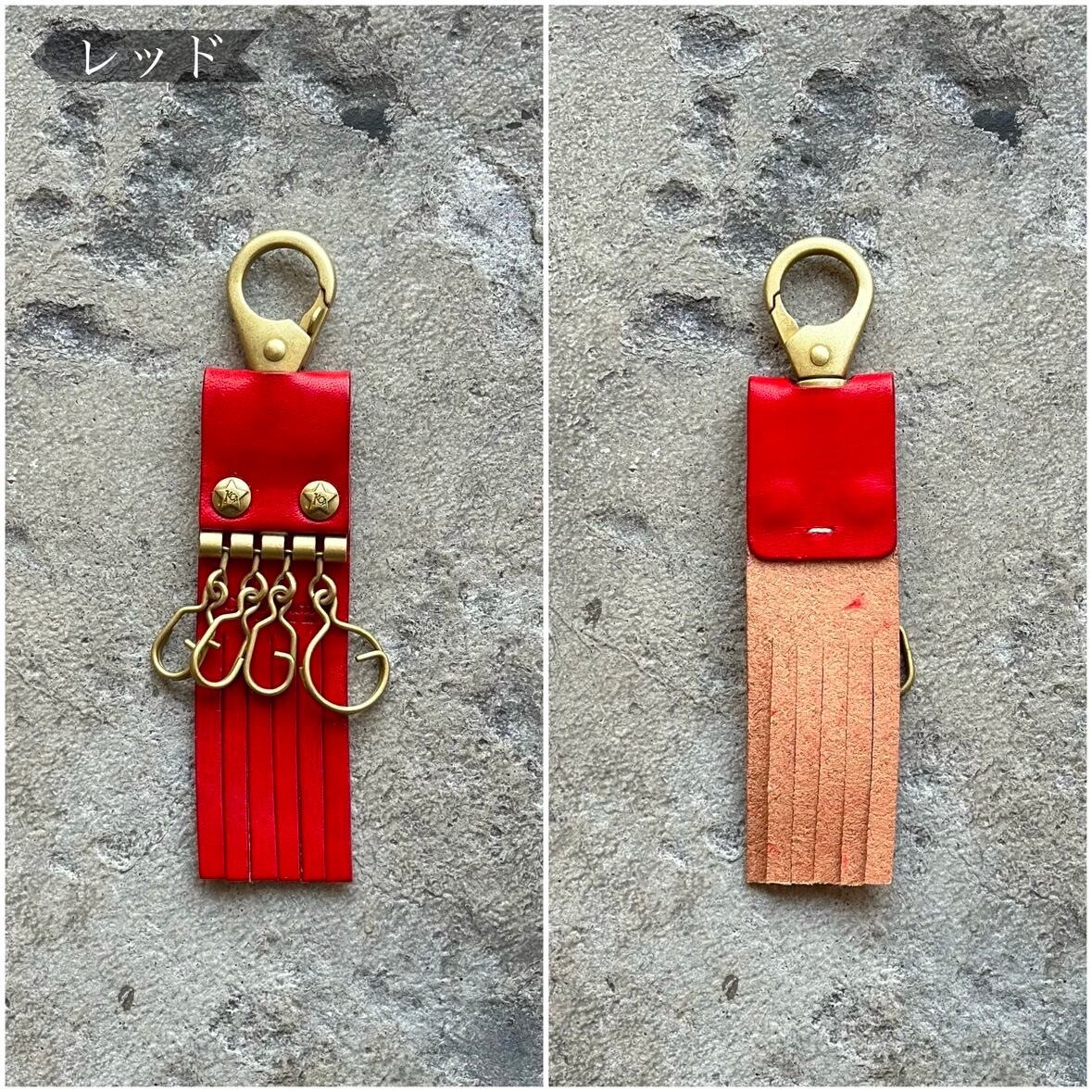 4連キーリング el calamar カウハイド【日本製】