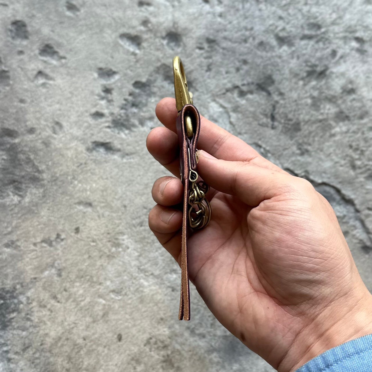 4連キーリング el calamar カウハイド【日本製】