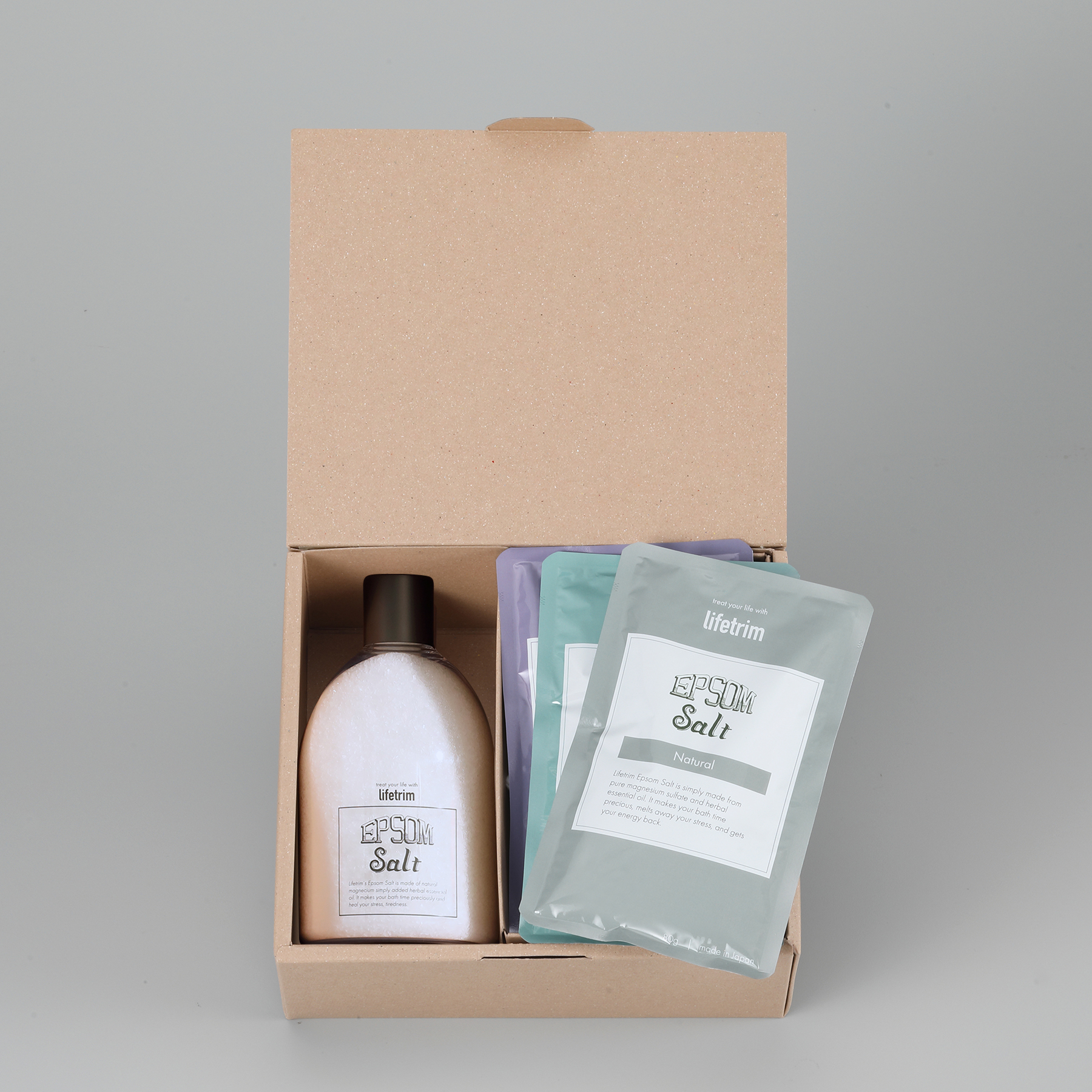 エプソムソルトギフトBOX カーム＋80g3種類