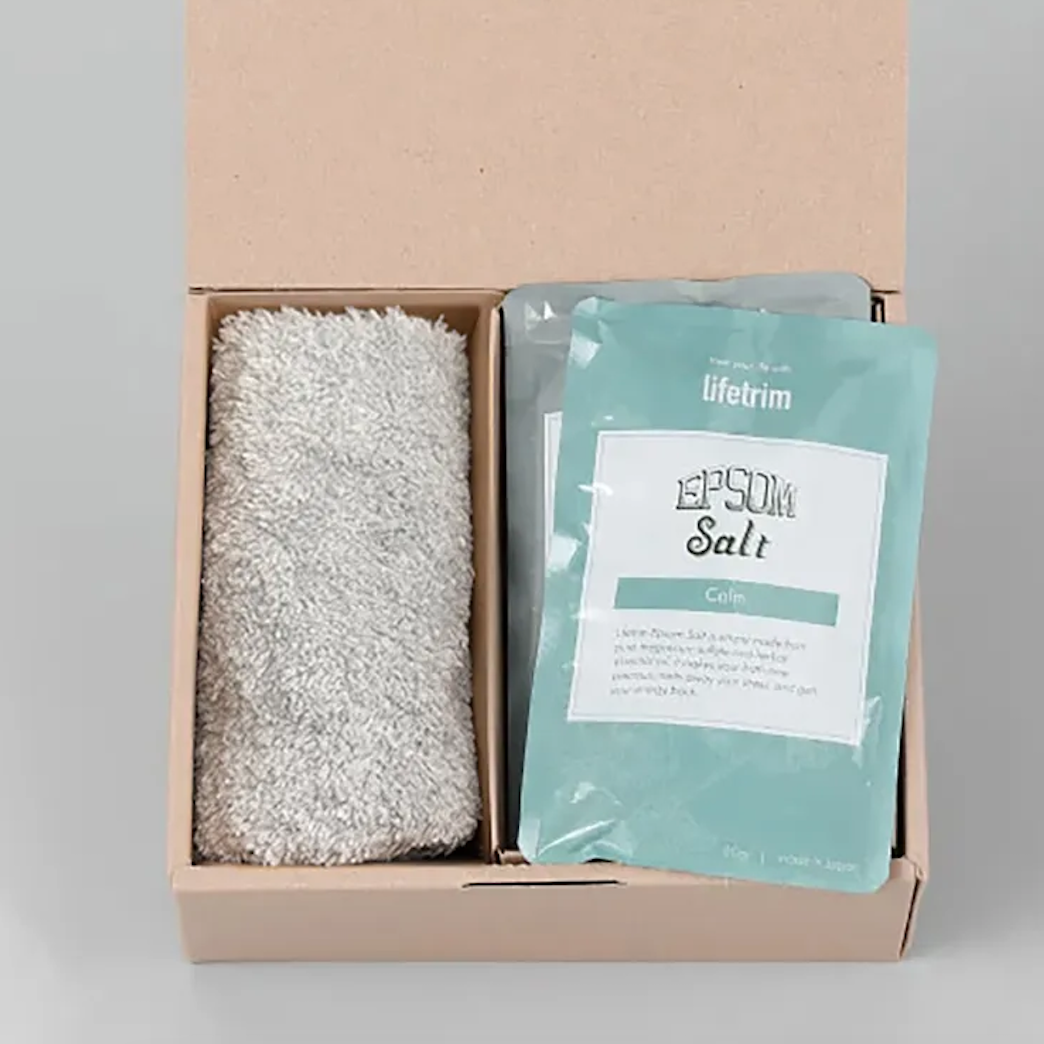 エプソムソルトギフトボックスタオルセット