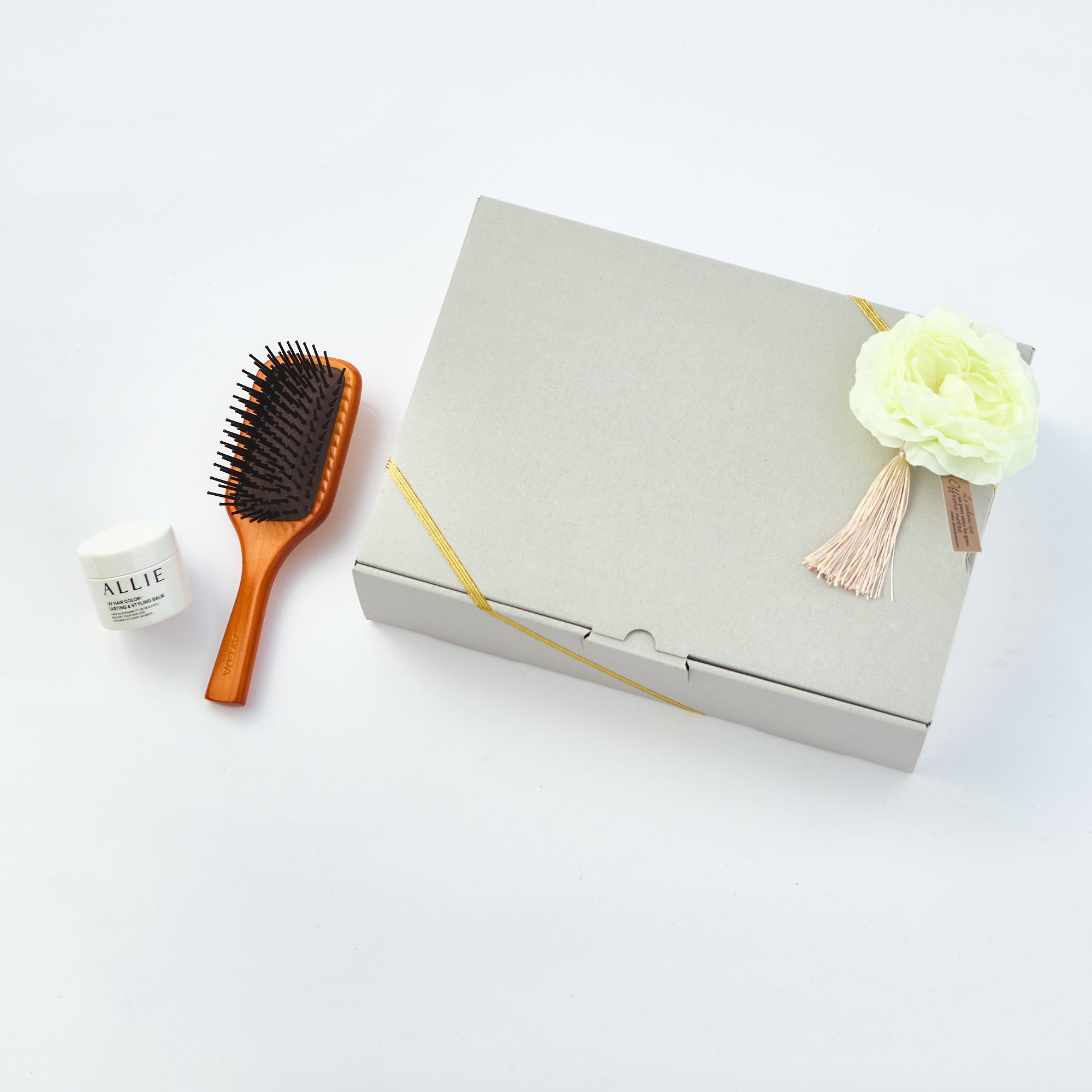 【BOX付/夏におすすめ】AVEDAパドルブラシ＆UVヘアバームセット