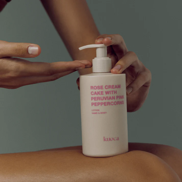 ハンド＆ボディローション(ローズケーキ/ワイルドピーチ/バジルソルベ/ダークティー）