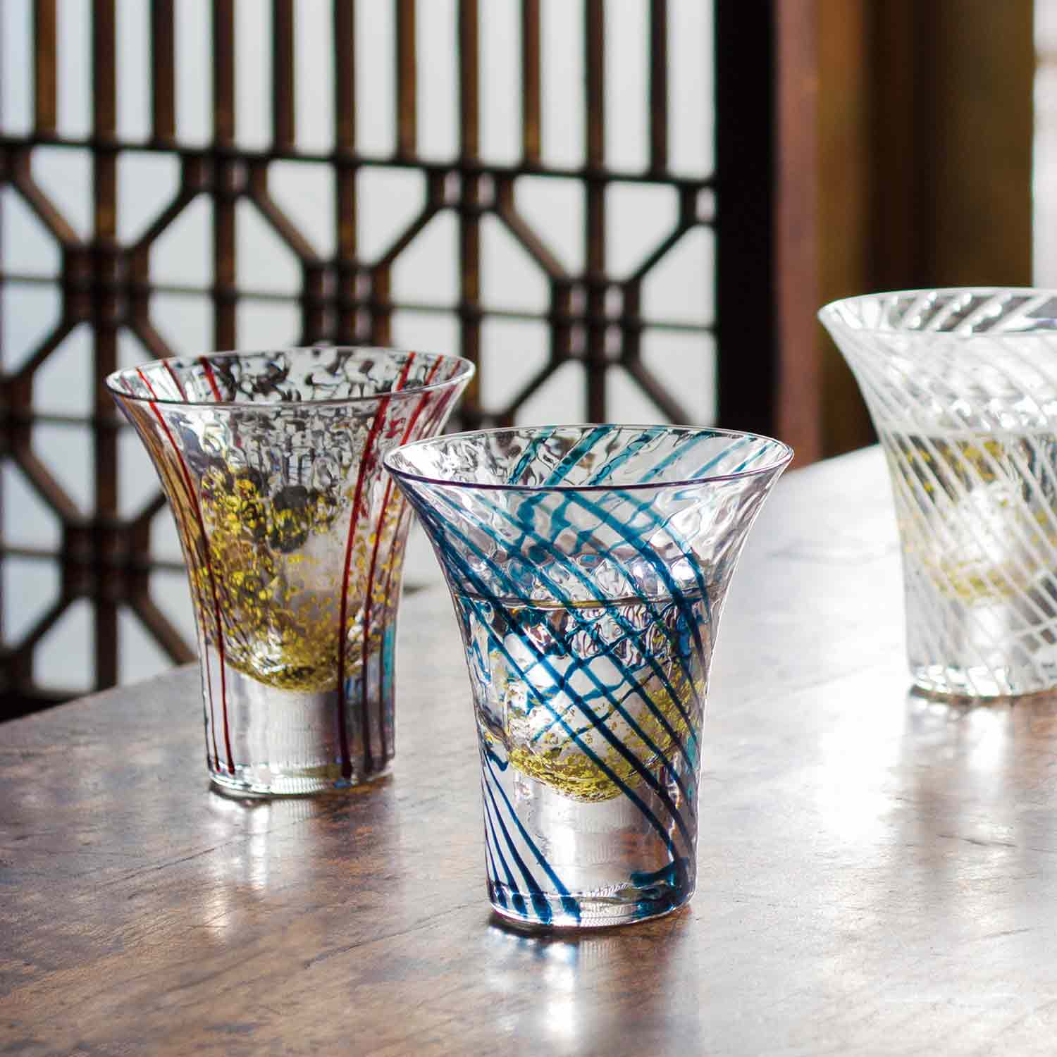 江戸切子八千代窯 杯