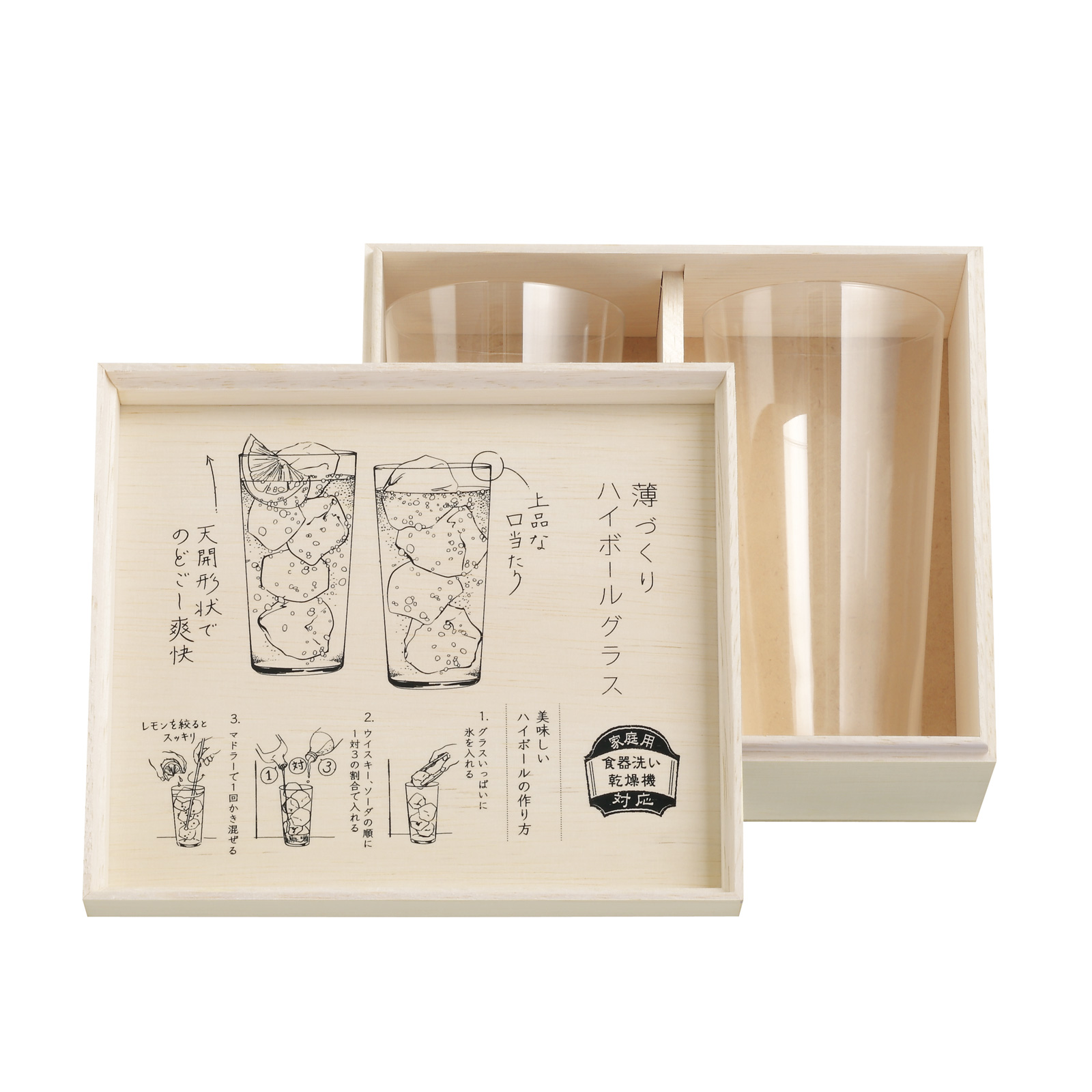 薄づくりハイボールグラスセット