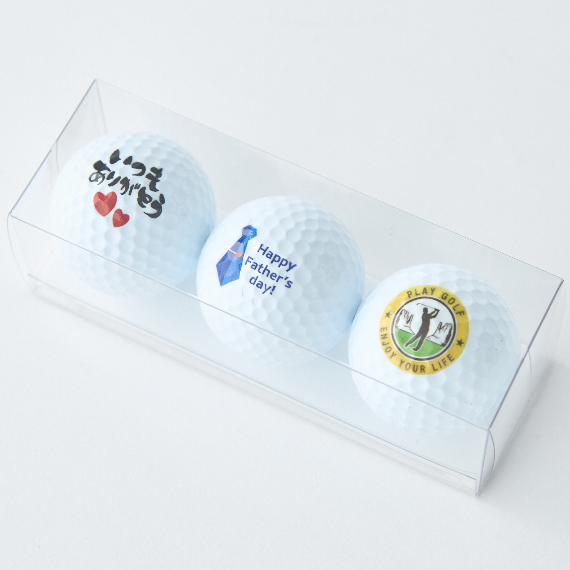 ゴルフボール（父の日限定デザイン3個セット）