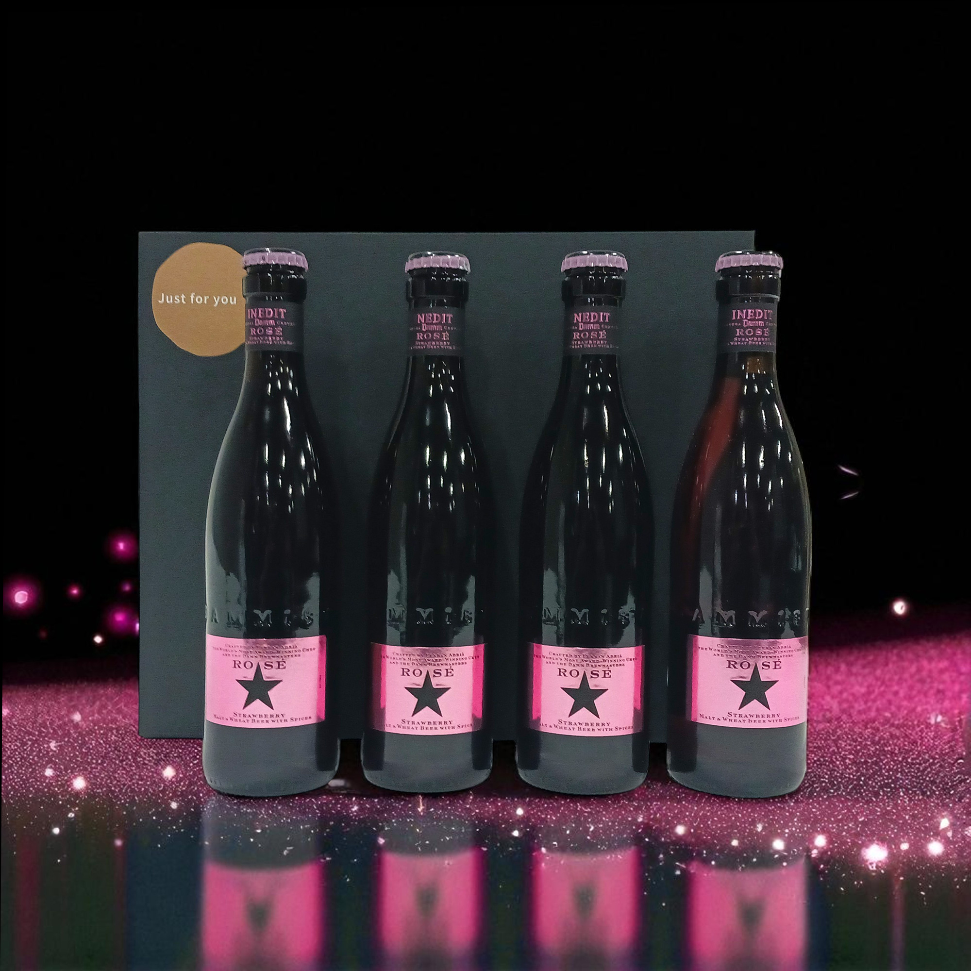 【ボックス付き】イネディット　ロゼ　330ml　4本セット