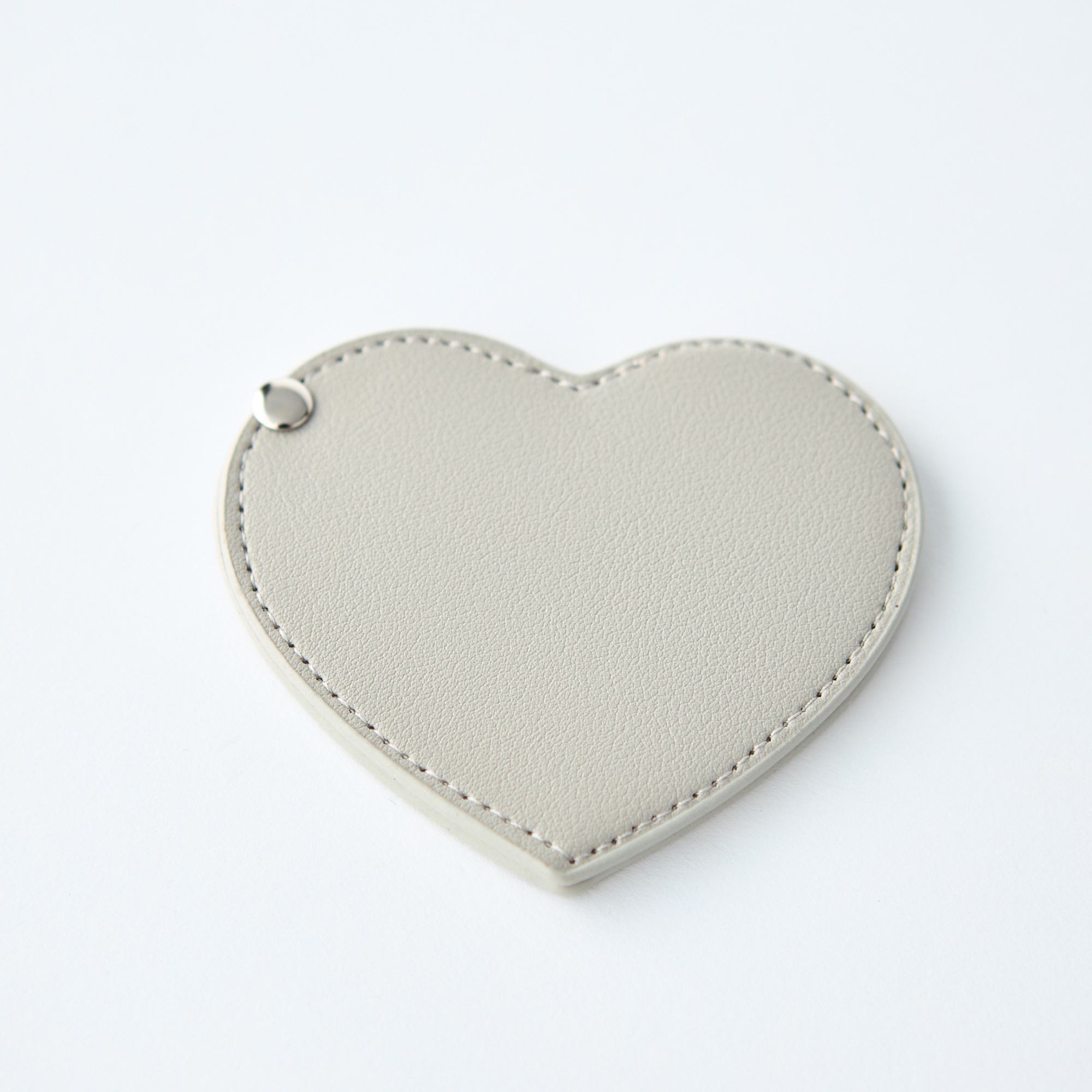 【名入れ】コスメカタログ&ハートレザーコンパクトミラーセット