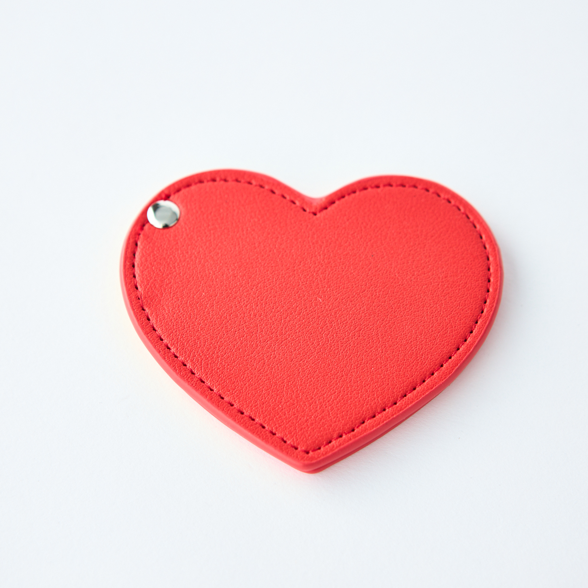 【名入れ】コスメカタログ&ハートレザーコンパクトミラーセット