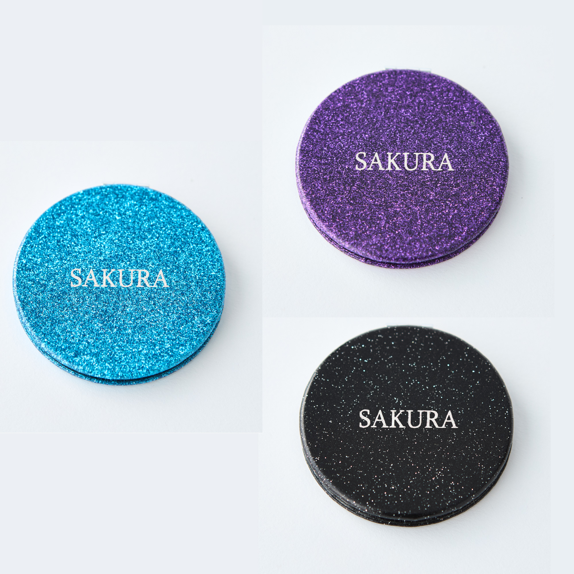 【名入れ】コスメカタログ&ラメコンパクトミラーセット