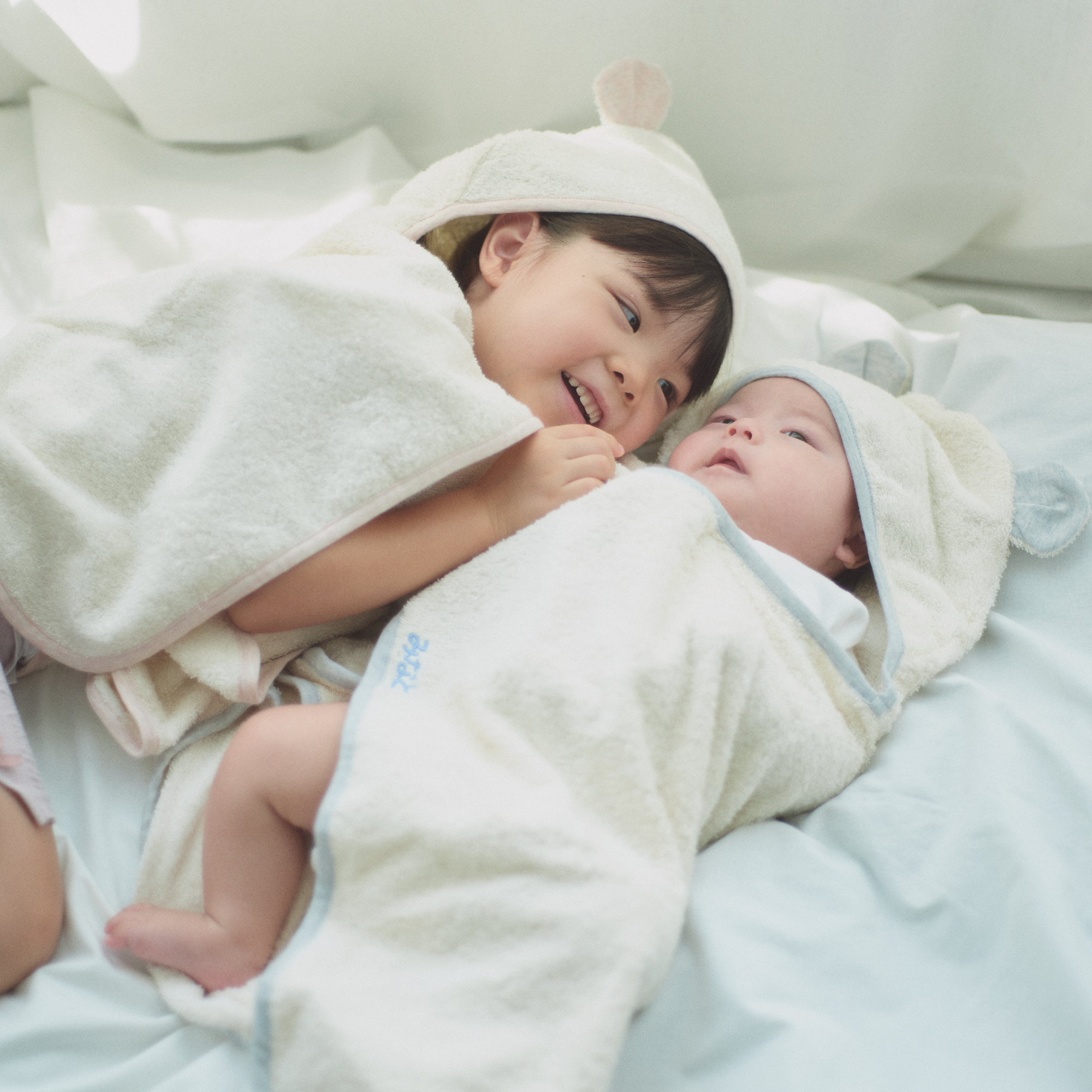 【名入れギフト】ママとつくった 成長によりそうオーガニックフード付きバスタオル