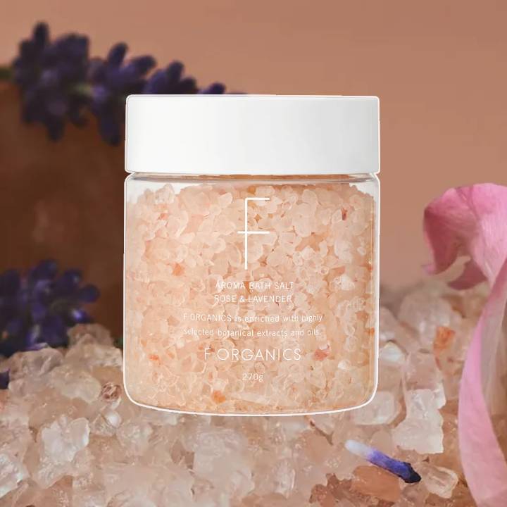 アロマバスソルト ローズ＆ラベンダー | F ORGANICS（エッフェ