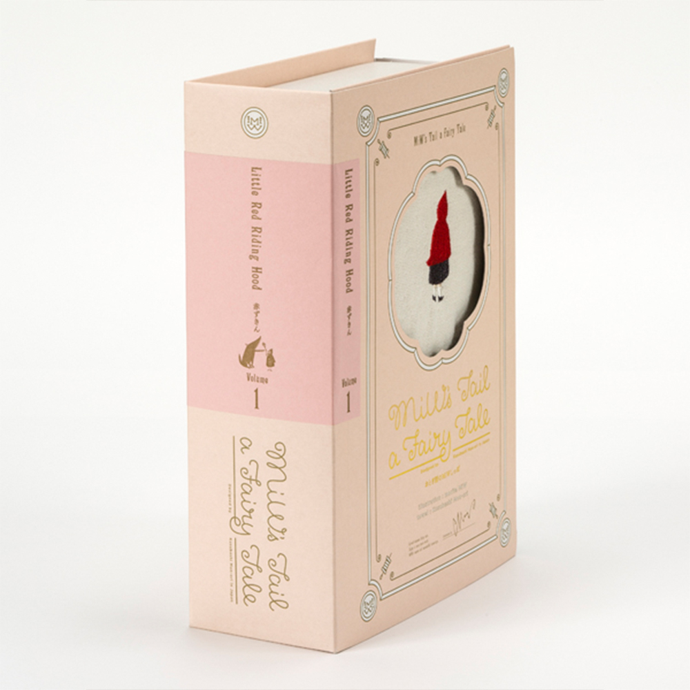 オオカミと赤ずきんの話　タオルGIFT BOOK 3セット（スリーブ付き）バス×1・フェイス×1・ウォッシュ×1
