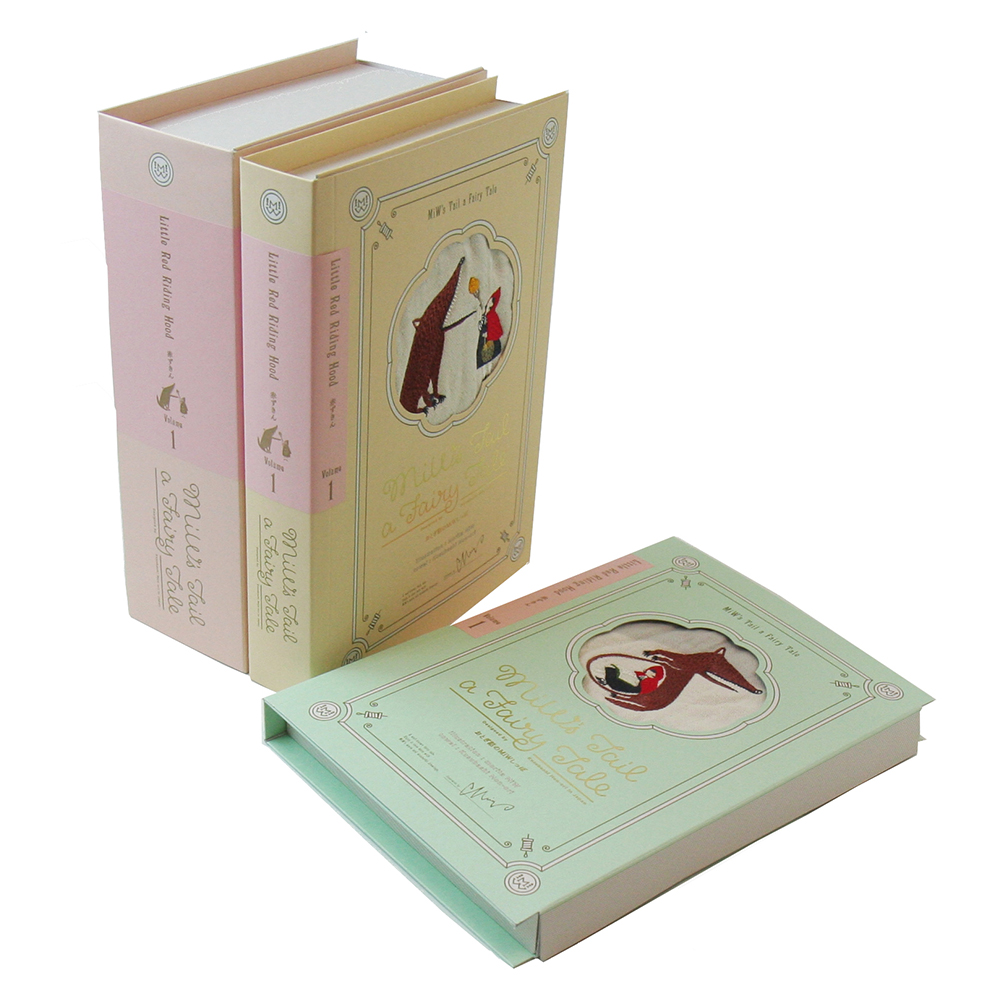 オオカミと赤ずきんの話　タオルGIFT BOOK 3セット（スリーブ付き）バス×1・フェイス×1・ウォッシュ×1