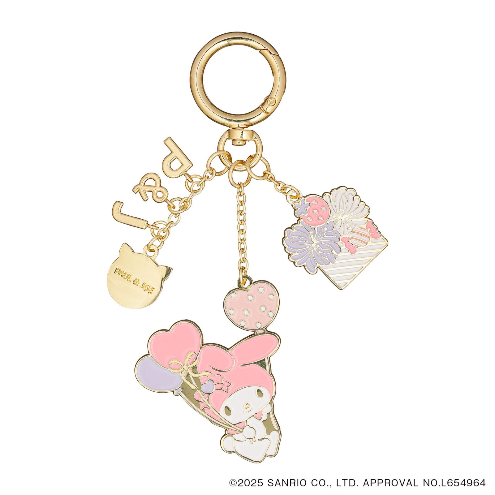 【ポール＆ジョー×マイメロディ】クリザンテームとマイメロディのキーリング