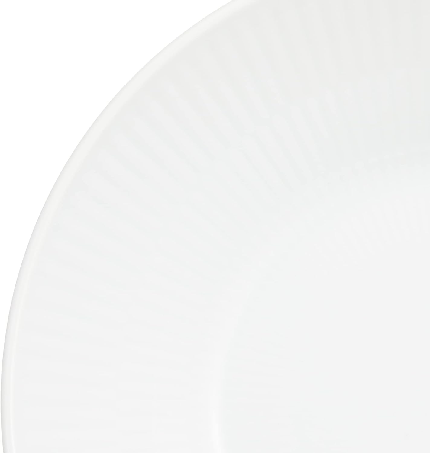 ホワイトフルーテッド ディープ プレート 17cm 2枚セット