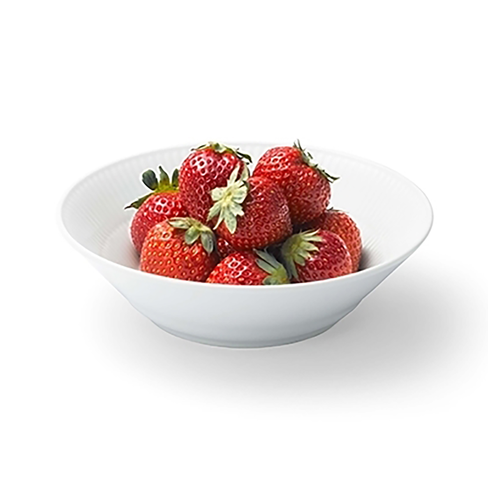 ホワイトフルーテッド ディープ プレート 17cm 2枚セット