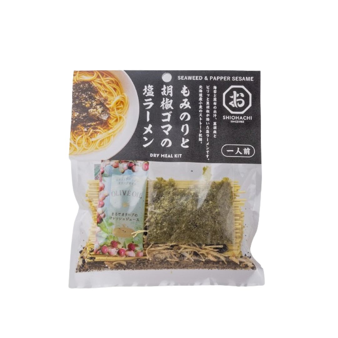 もみのりと胡椒ごまの塩ラーメン