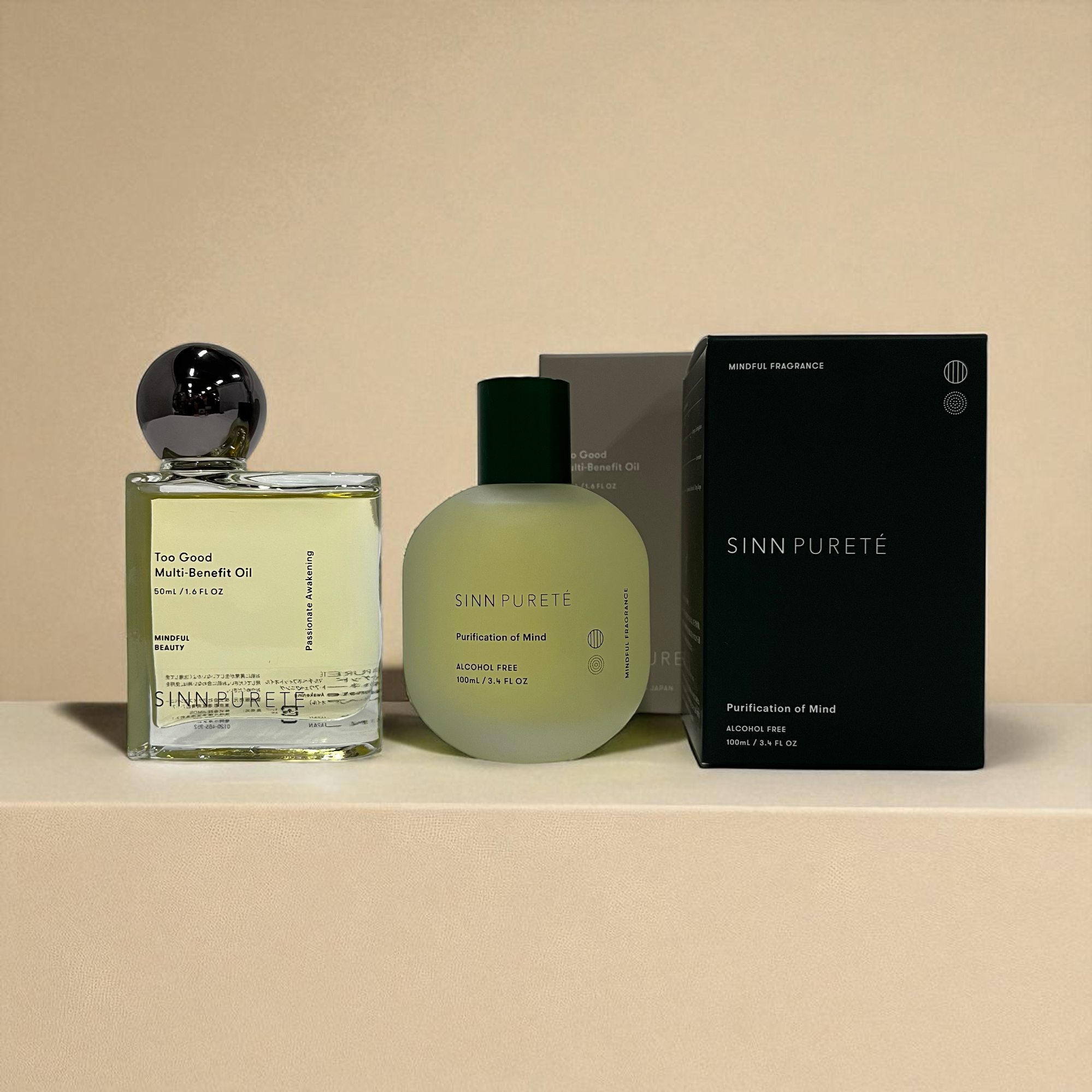 トゥーグッド マルチベネフィットオイルとマインドフル フレグランス ピローミスト/ボディミスト