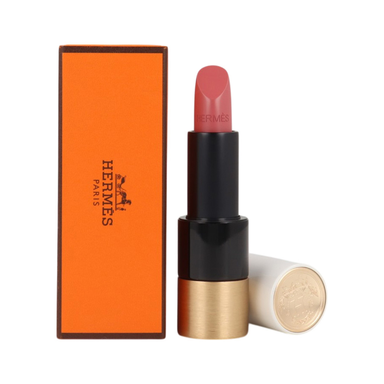 ルージュ・エルメス〉 ルージュ ア レーヴル サティネ ベージュ・エブルイ(リミテッドエディション) / エルメス(HERMES) | LIPS エルメス　ルージュ　ベージュリップ