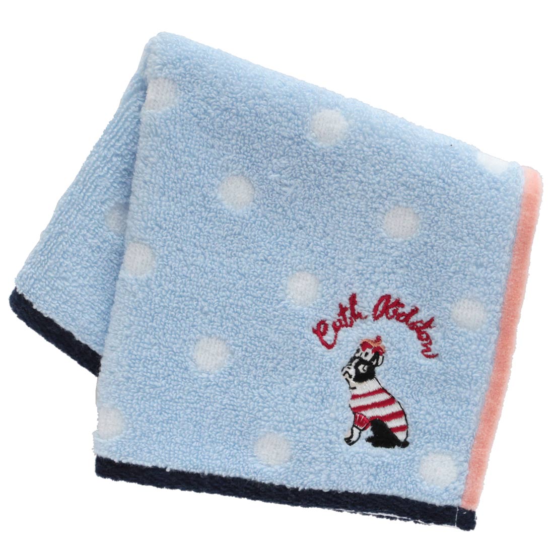 タオルハンカチーフ＜ボストンテリア＞