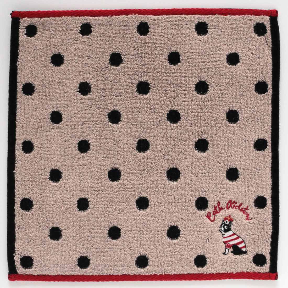 タオルハンカチーフ＜ボストンテリア＞