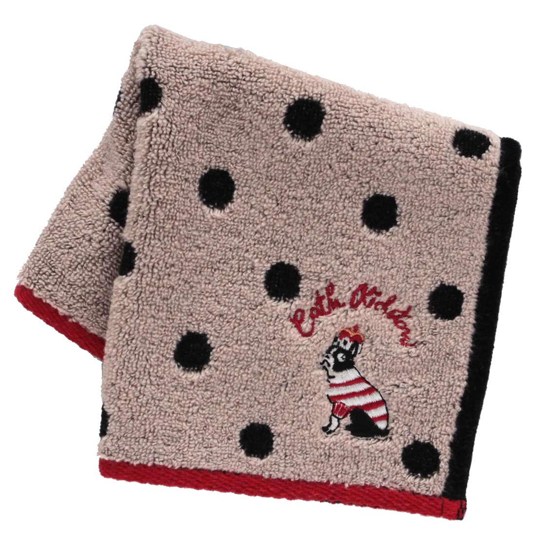 タオルハンカチーフ＜ボストンテリア＞