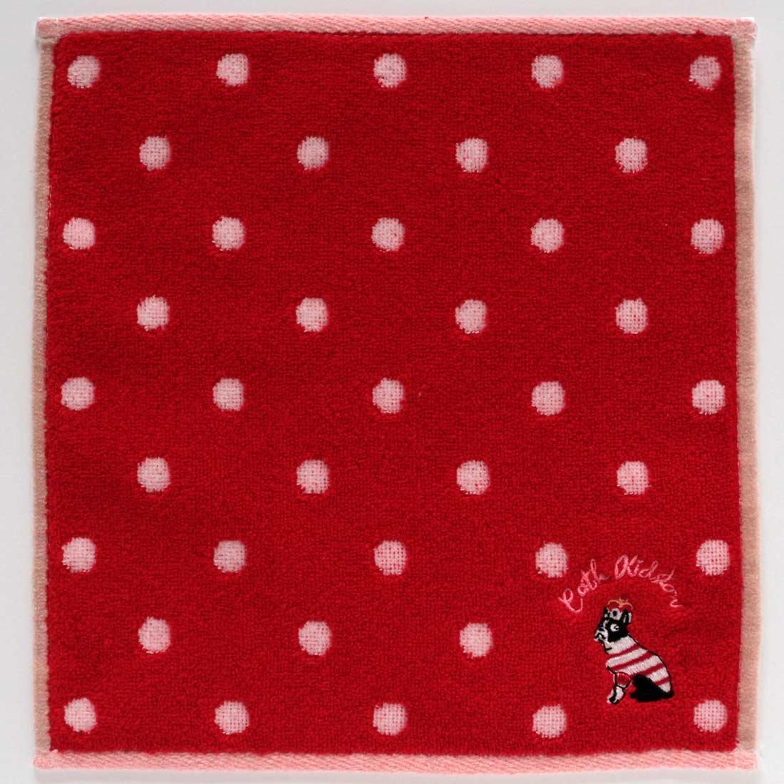 タオルハンカチーフ＜ボストンテリア＞