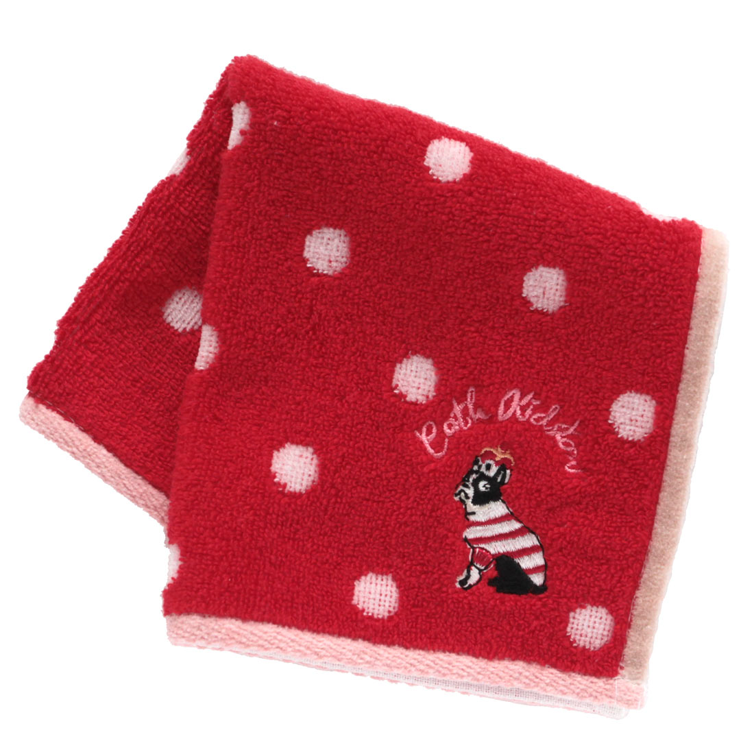 タオルハンカチーフ＜ボストンテリア＞