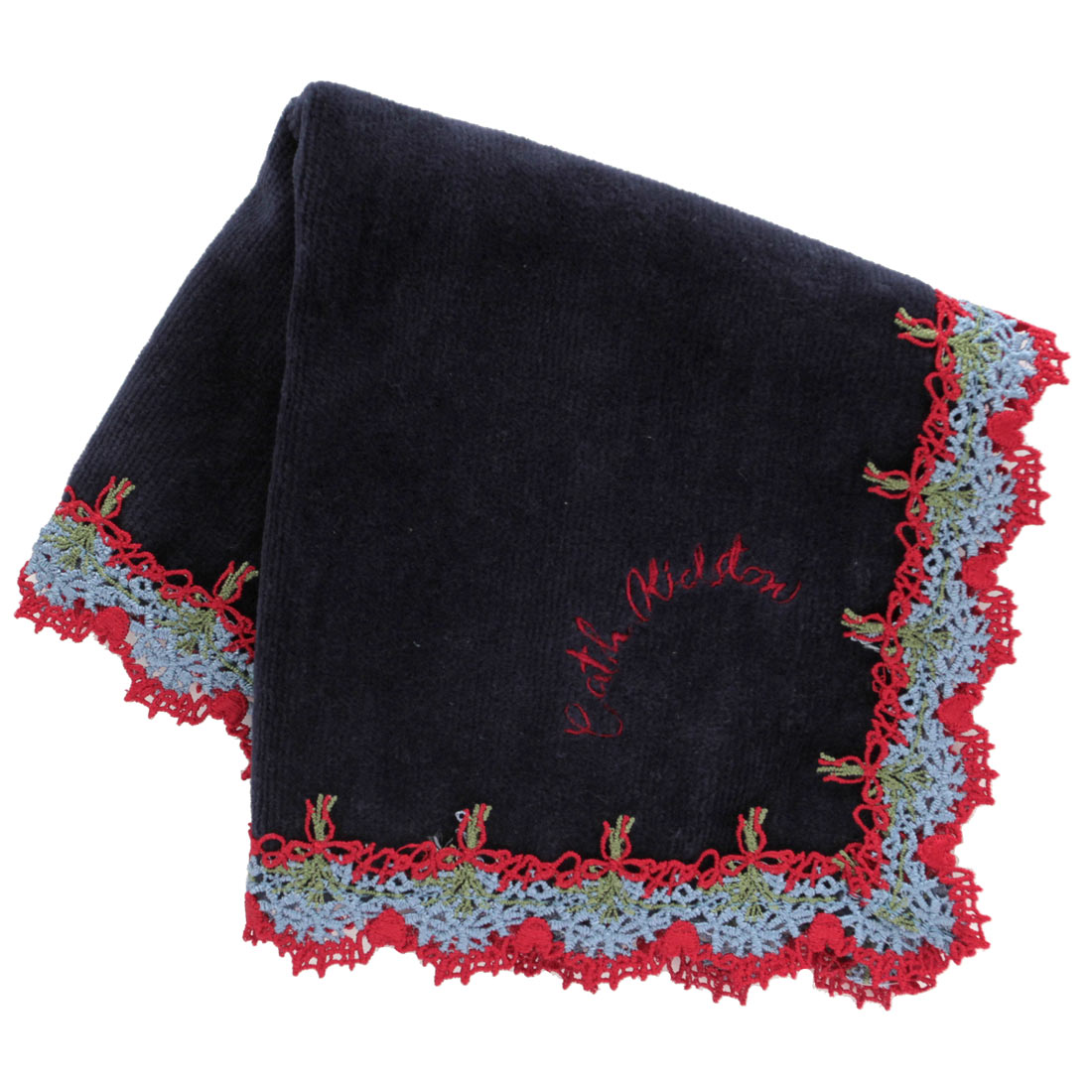 タオルハンカチーフ＜ブーケ柄レース＞