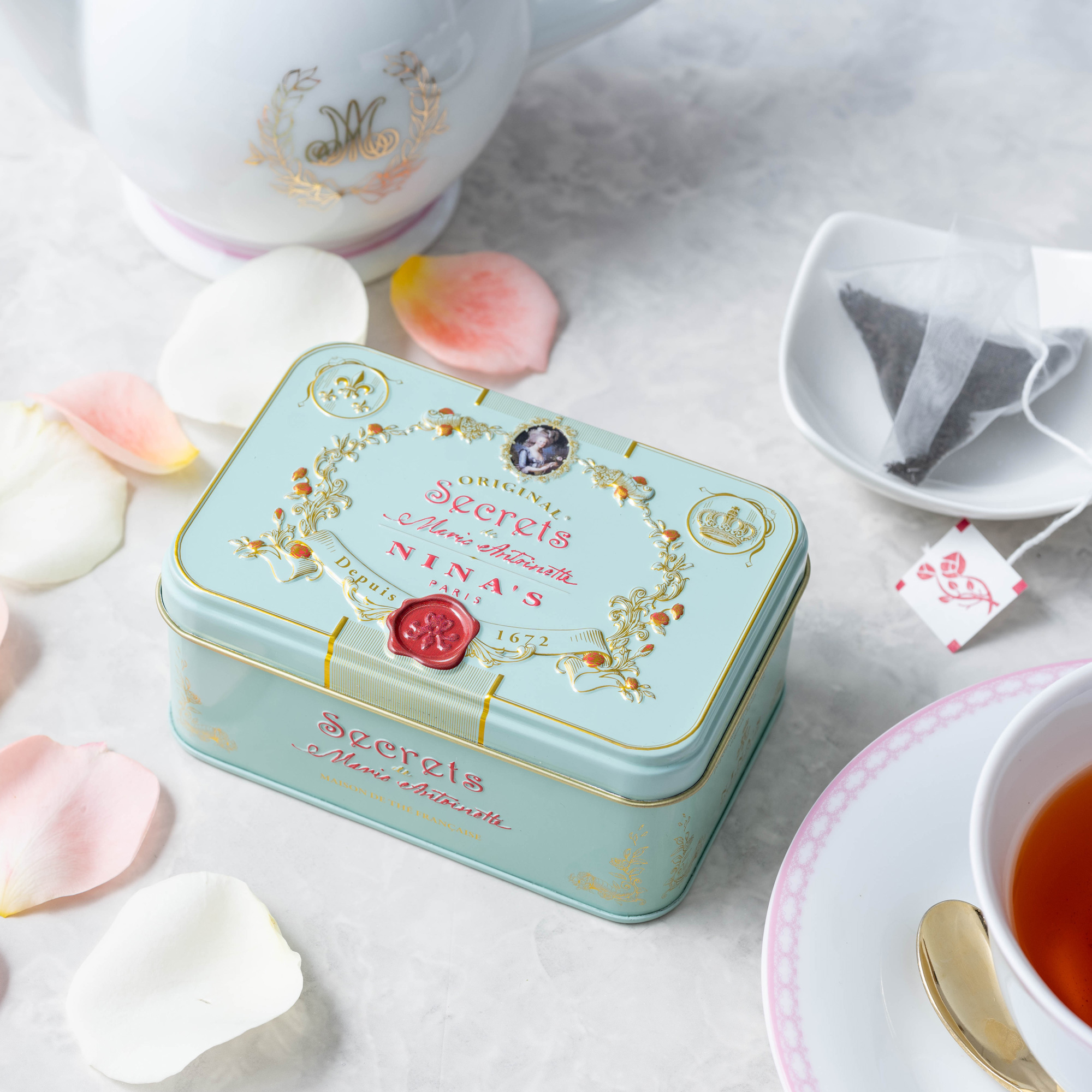 NINA’S　MARIE-ANTOINETTE　アールグレイ　ティーバッグ缶