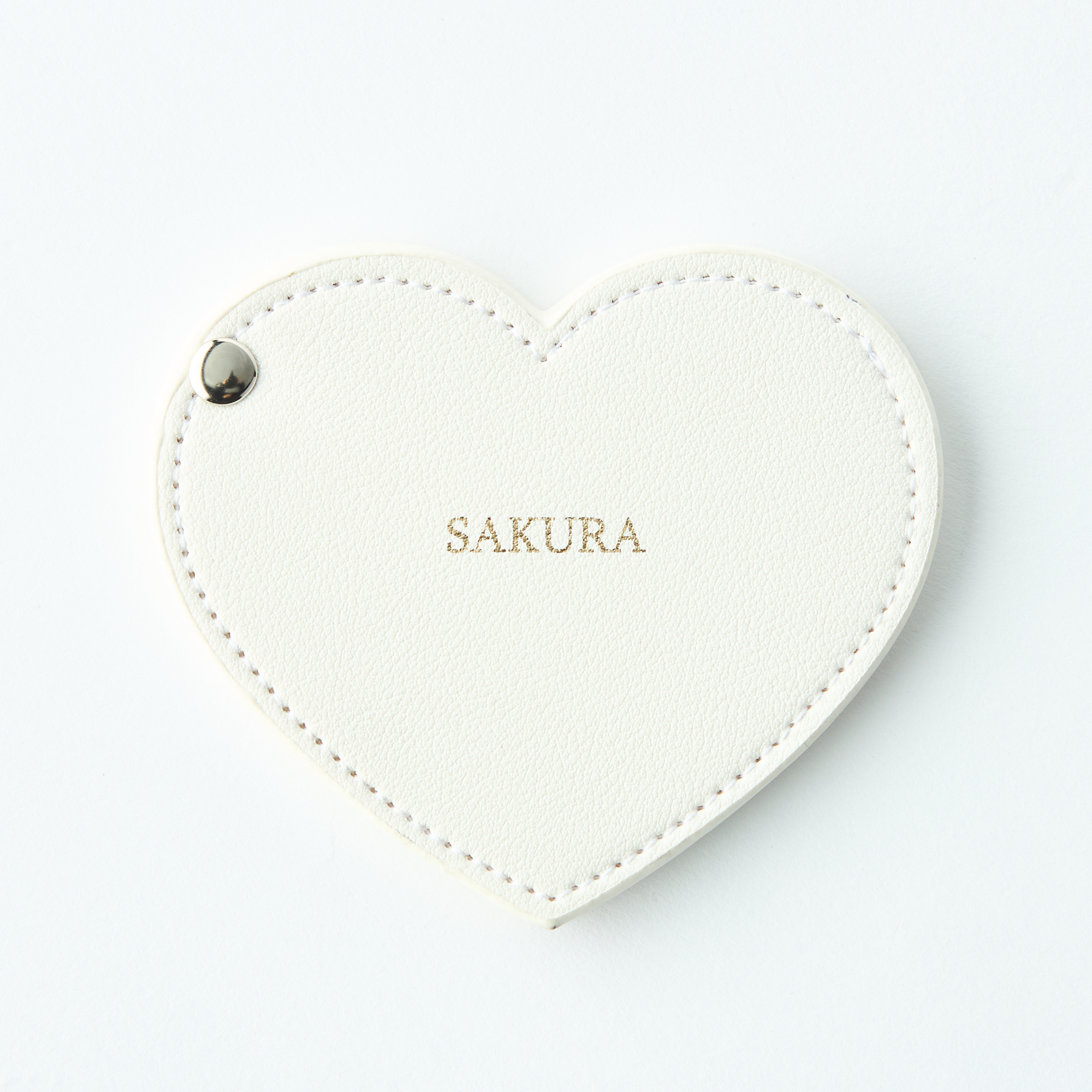 【名入れ】選べるコンパクトミラー&今治タオル刺繍ハンカチセット