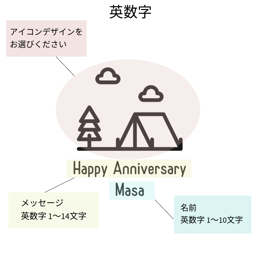 【趣味アイコン名入れ】ステンレスサーモタンブラー380ml