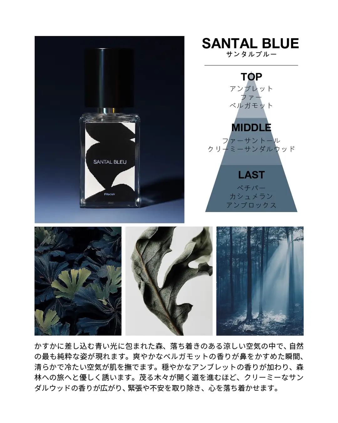 RboW CASE STUDY EAU DE PERFUME SANTAL BLEU