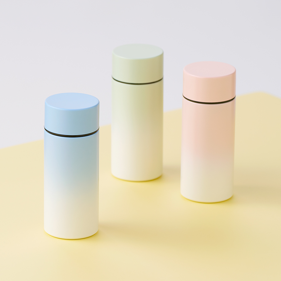 【名入れ】選べる犬種  グラデーションサーモタンクボトル 300ml