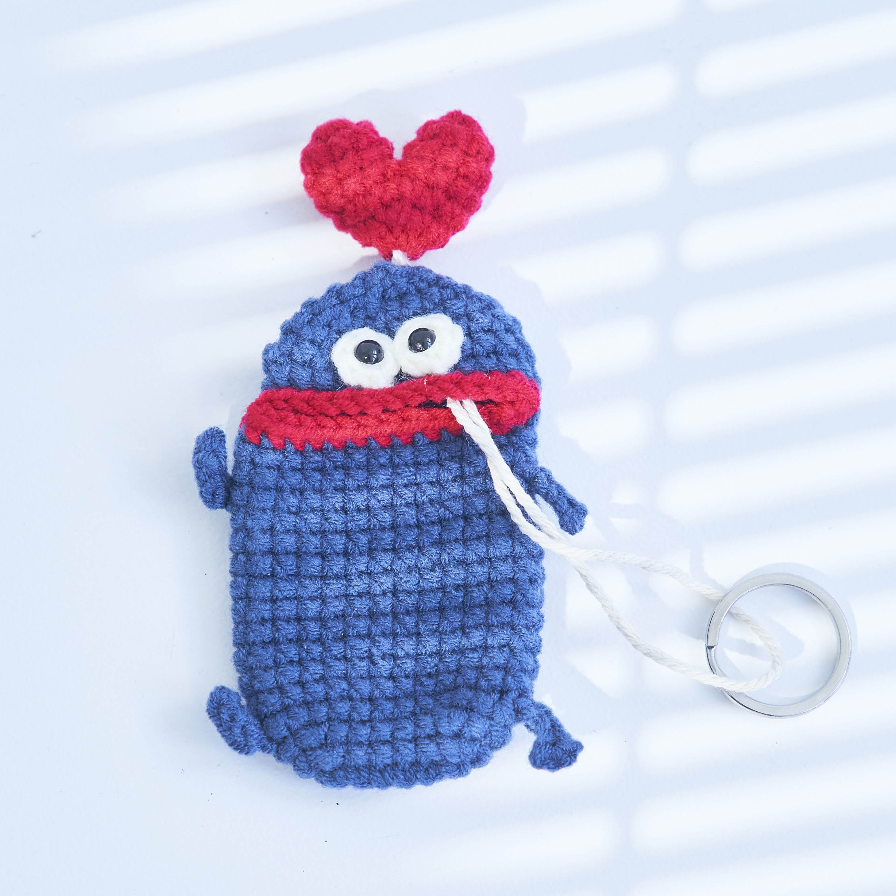 毛糸のマスコット キーケース