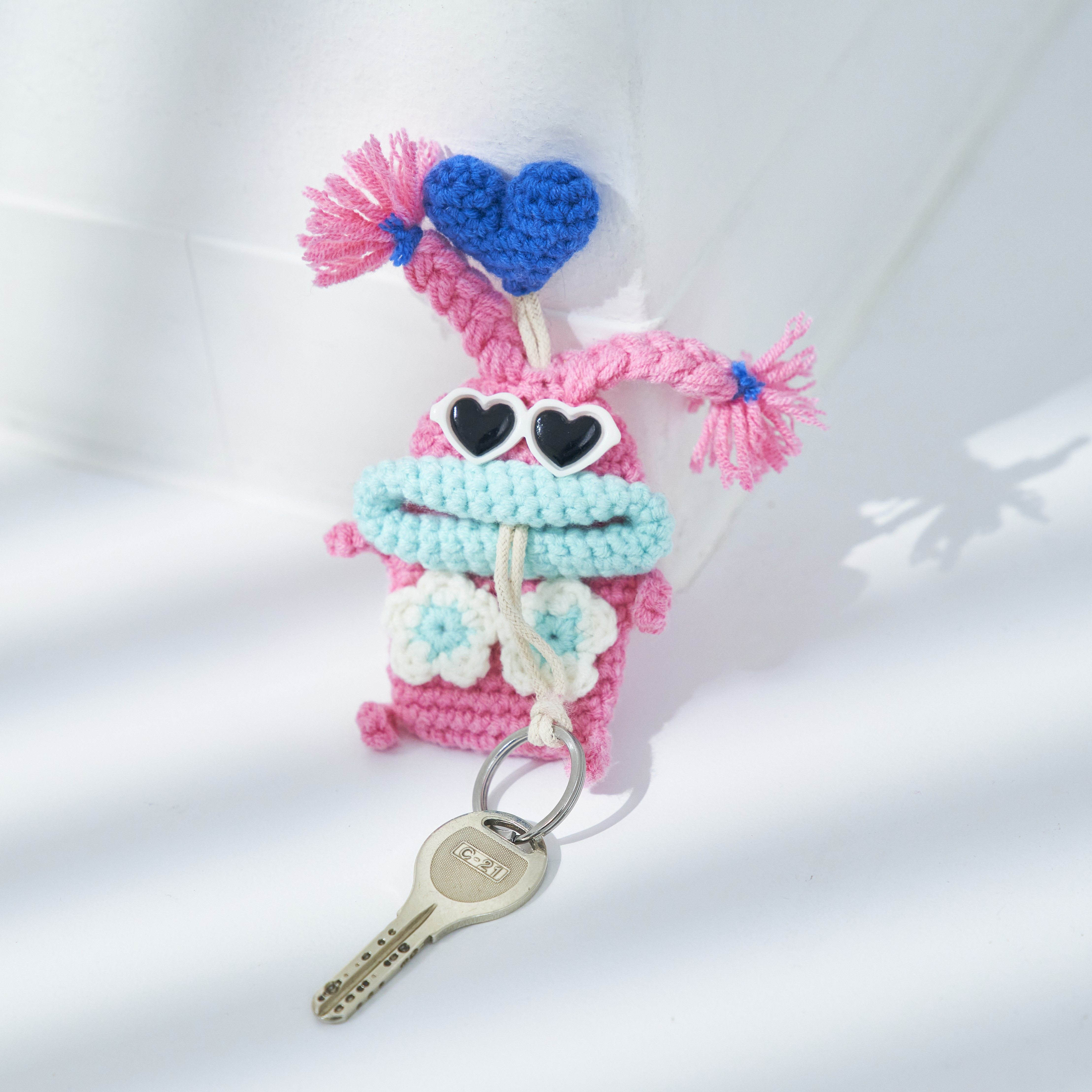 毛糸のキーケース《夏のバカンス》