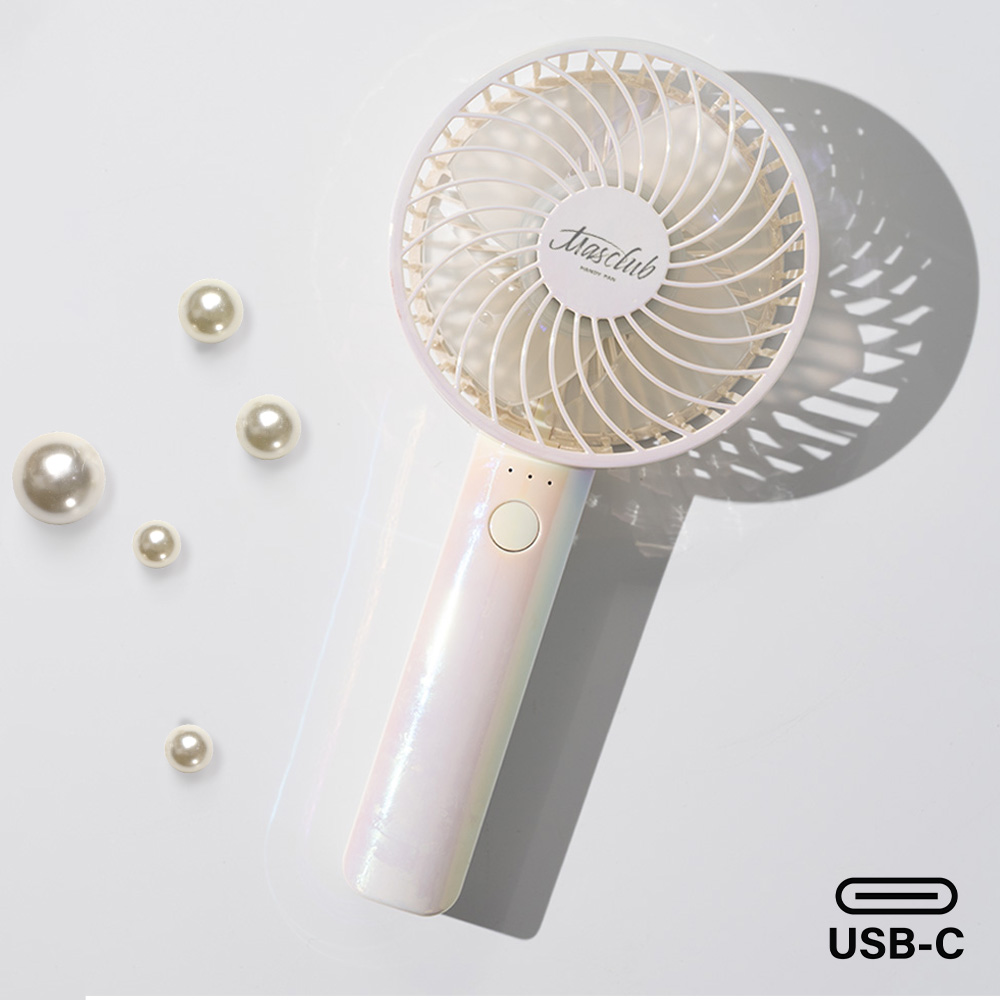 選べる5色 大容量ハンディファン＜ストラップ付き＞