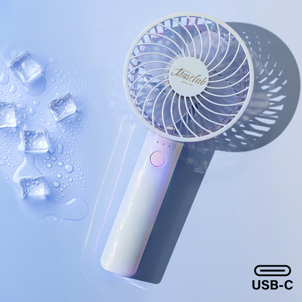 選べる5色 大容量ハンディファン＜ストラップ付き＞