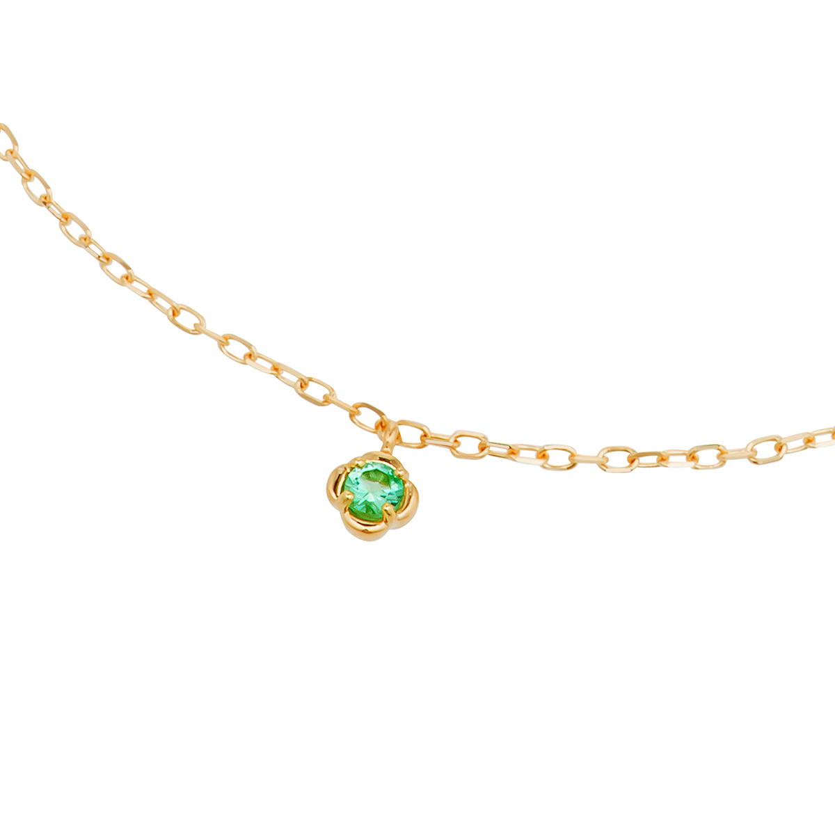 【名入れ】誕生石ブレスレット＆ブランドジュエリーポーチセット