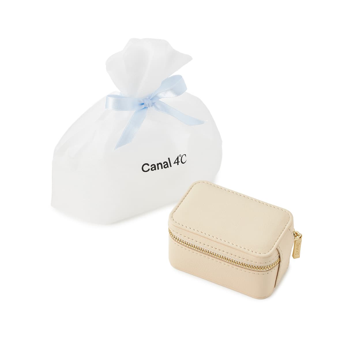 【名入れ】誕生石ブレスレット＆ブランドジュエリーポーチセット